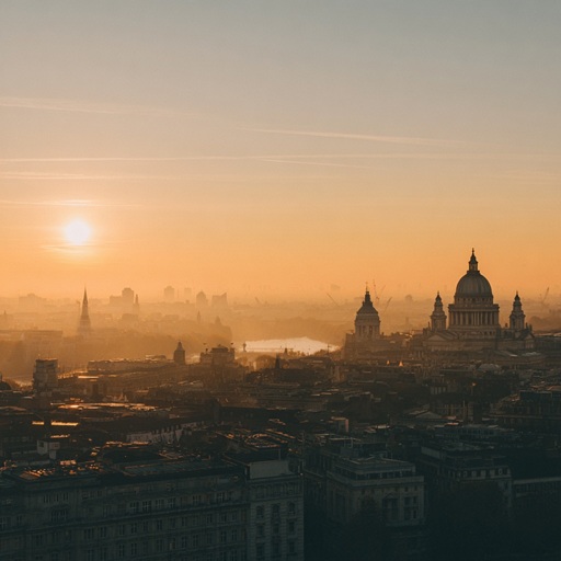 Morning light over London — a calm start to a refined city day